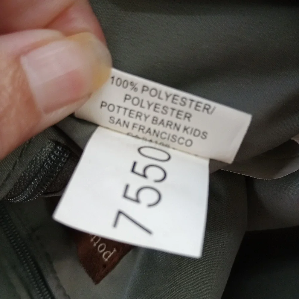 Pottery Barn Kids has plastic